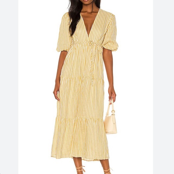 Faithfull the Brand Dresses & Skirts - Faithfull the Brand Cottage core Stripe Maxi Dress XS